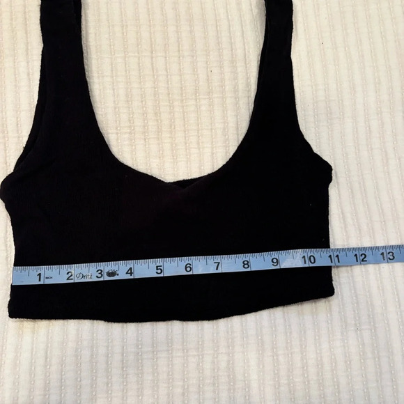 Naked Wardrobe Black Knit Double Lined Womens Bralette Size Small - Picture 5 of 8
